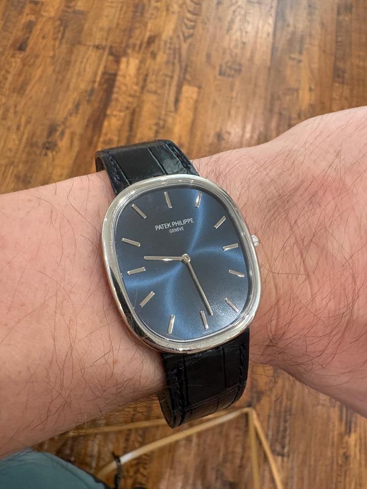 Patek Philippe Golden Ellipse kürzlich von Patek gewartet, 5738P-001 — 1 von 12