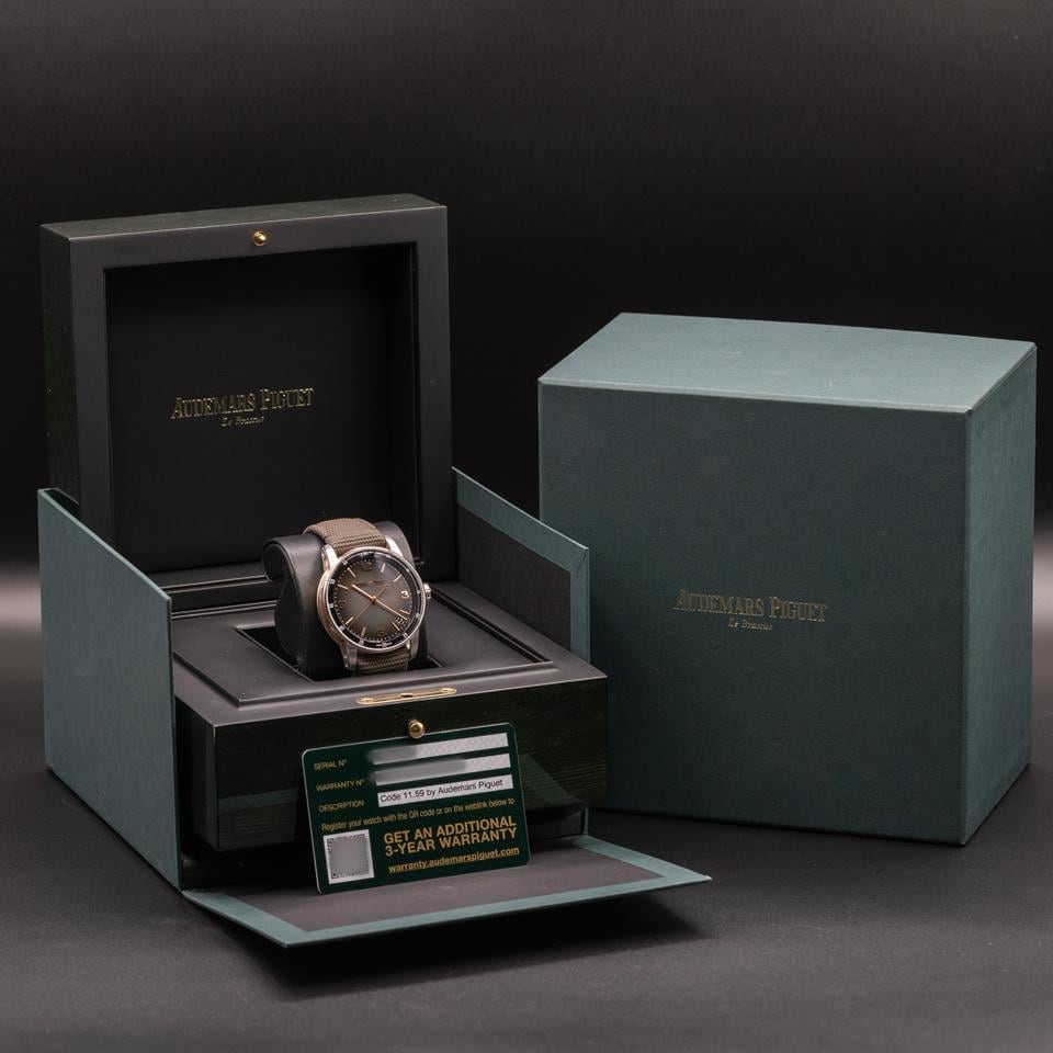 Audemars Piguet Code 11.59 Rose Gold and White Gold Grey Smoke Dial New Unworn, 15210CR.OO.A002CR.01 — 2 of 16