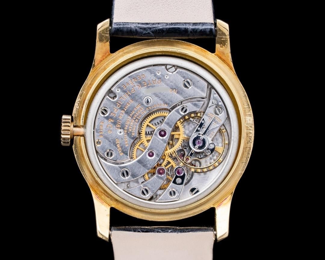 Patek Philippe Calatrava 18K Gelbgold Silbernes Zifferblatt, 2448 — 1 von 12