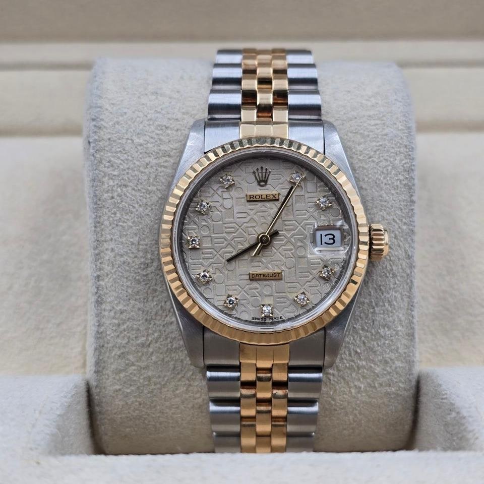 Rolex Datejust 31 Midsize stříbrný výroční diamantový ciferník, 68273 — 1 z 8