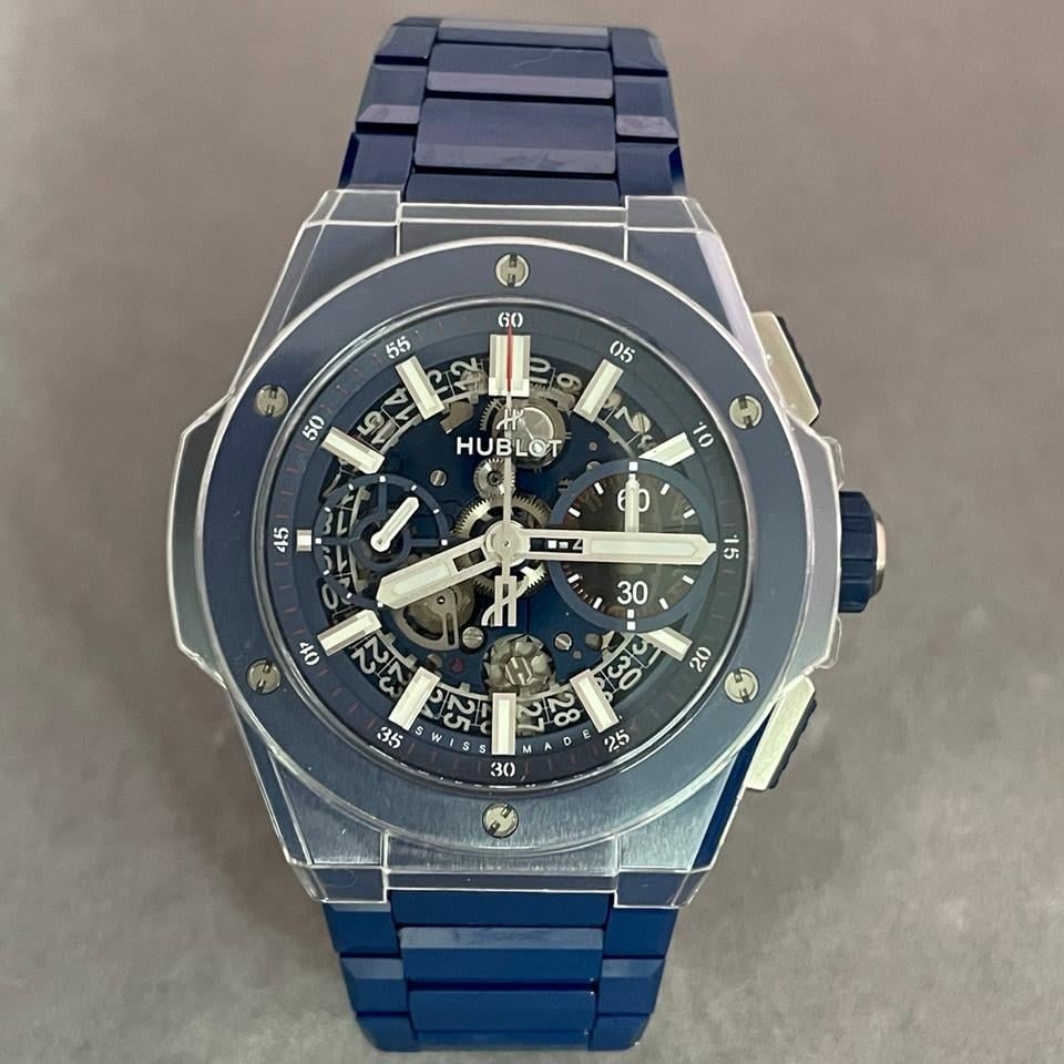 Hublot Big Bang Integral Blue Ceramic 42mm 2025 Sehr guter Zustand Originalbox und Papiere, 451.EX.5123.EX — 1 von 8