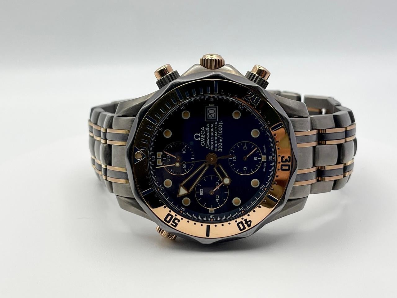 Omega Seamaster Diver 300M Titanium Rose Gold Chronograph včetně krabice, 2297.80.00 — 2 z 16