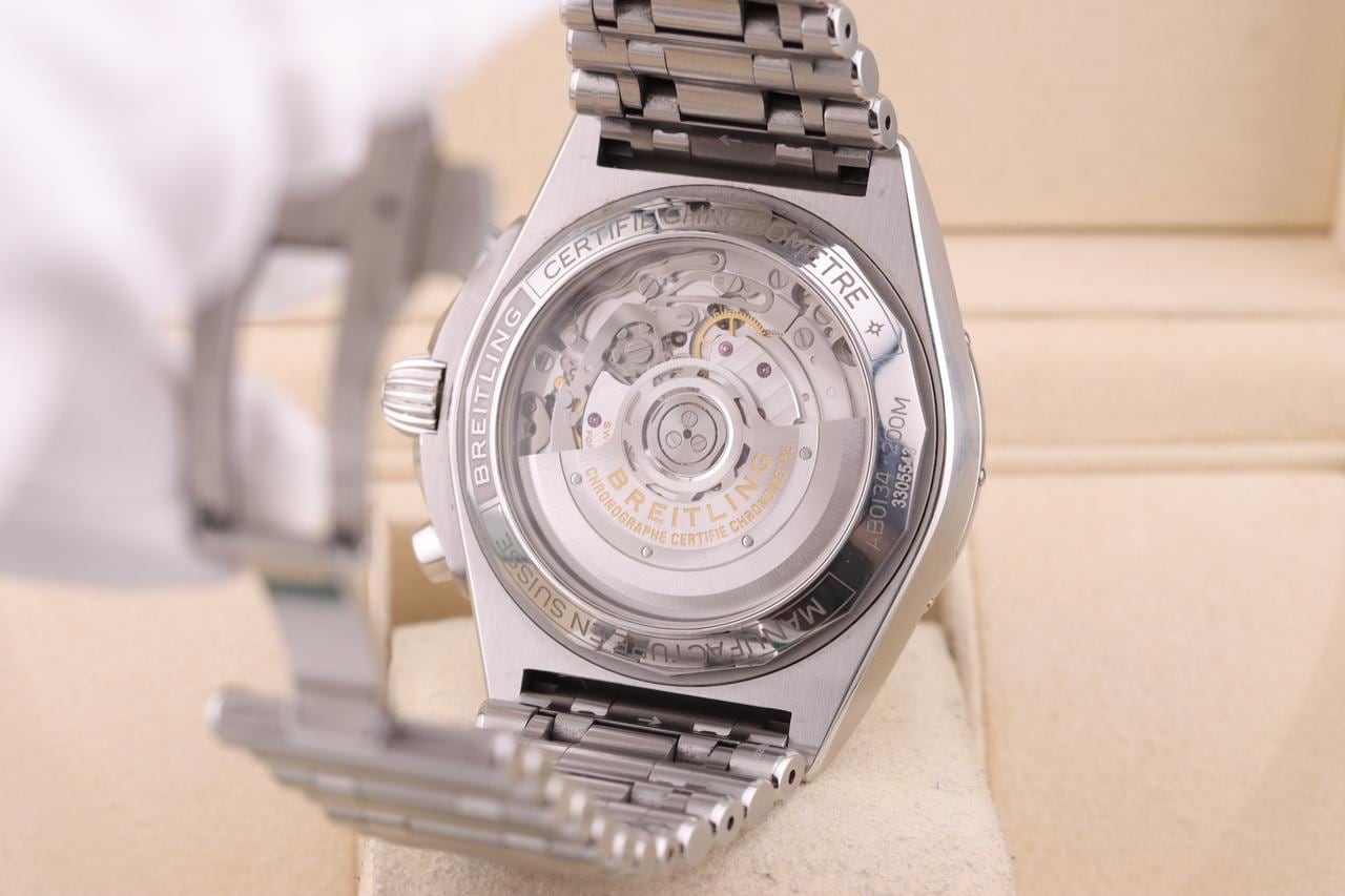 Breitling Chronomat B01 Chronograph 42 Lachs Zifferblatt, AB0134101K1A1 — 2 von 16