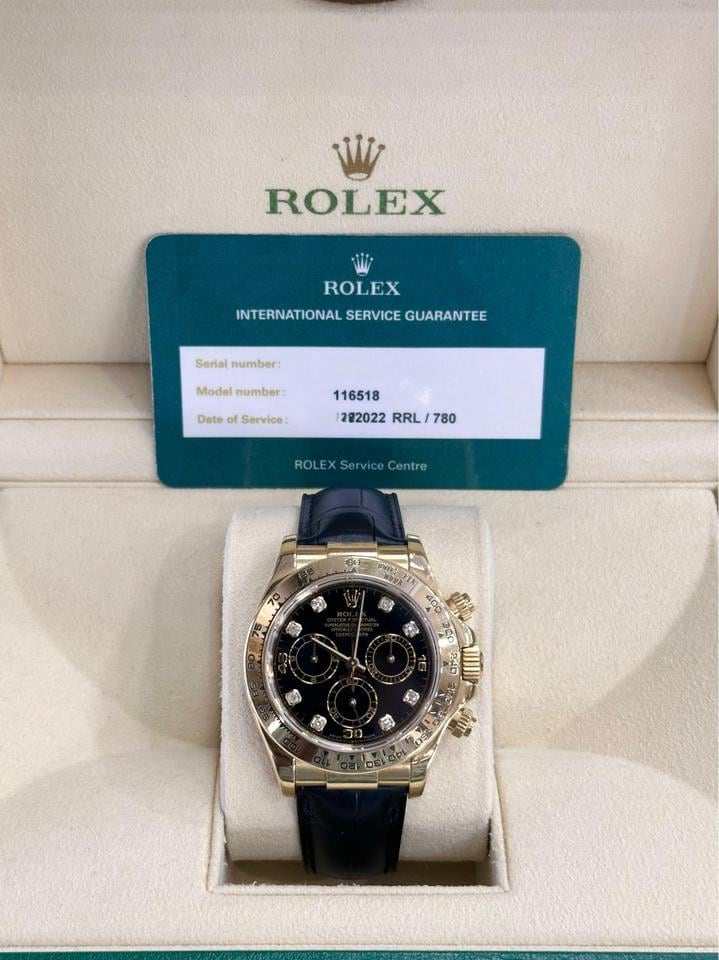 Rolex Daytona 2022 – servisní záznamy, 116518 — 2 z 14