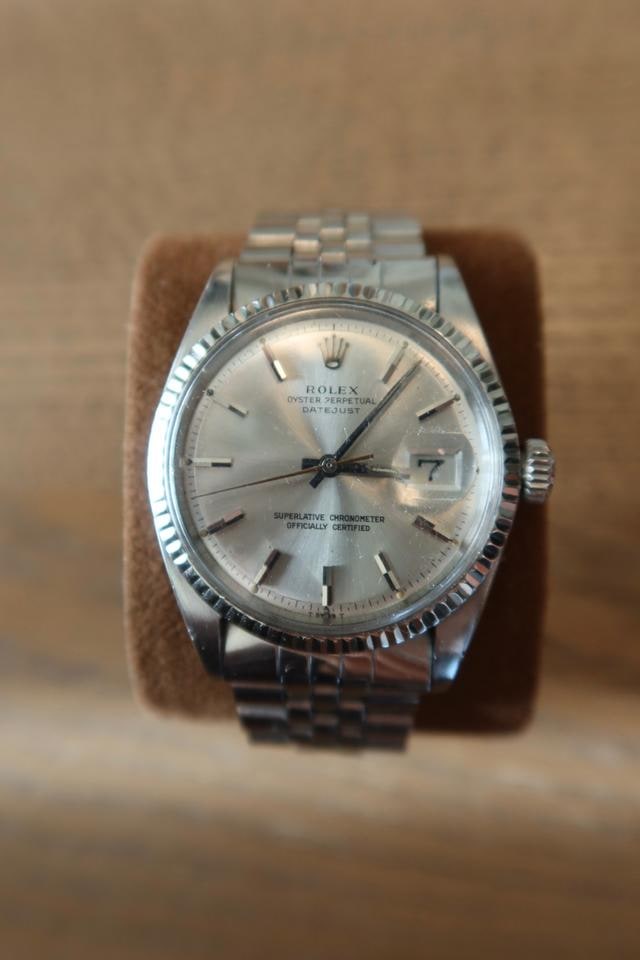 Rolex Datejust 36 Silver Pie Pan Dial Fluted Bezel, 1601 — 1 of 9