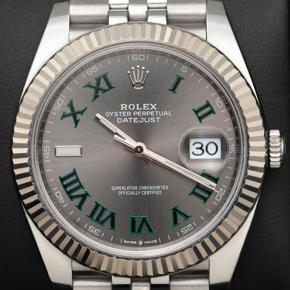 Rolex Datejust 41 Wimbledon Gray Dial, 126334 — 1 of 9