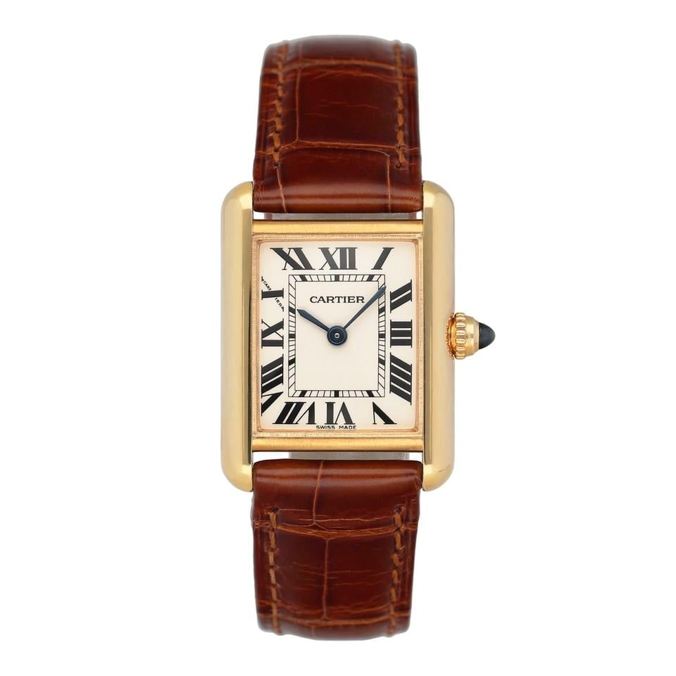 Cartier Tank Louis Cartier 18K Yellow Gold Ladies Watch, W1529856 — 1 of 8