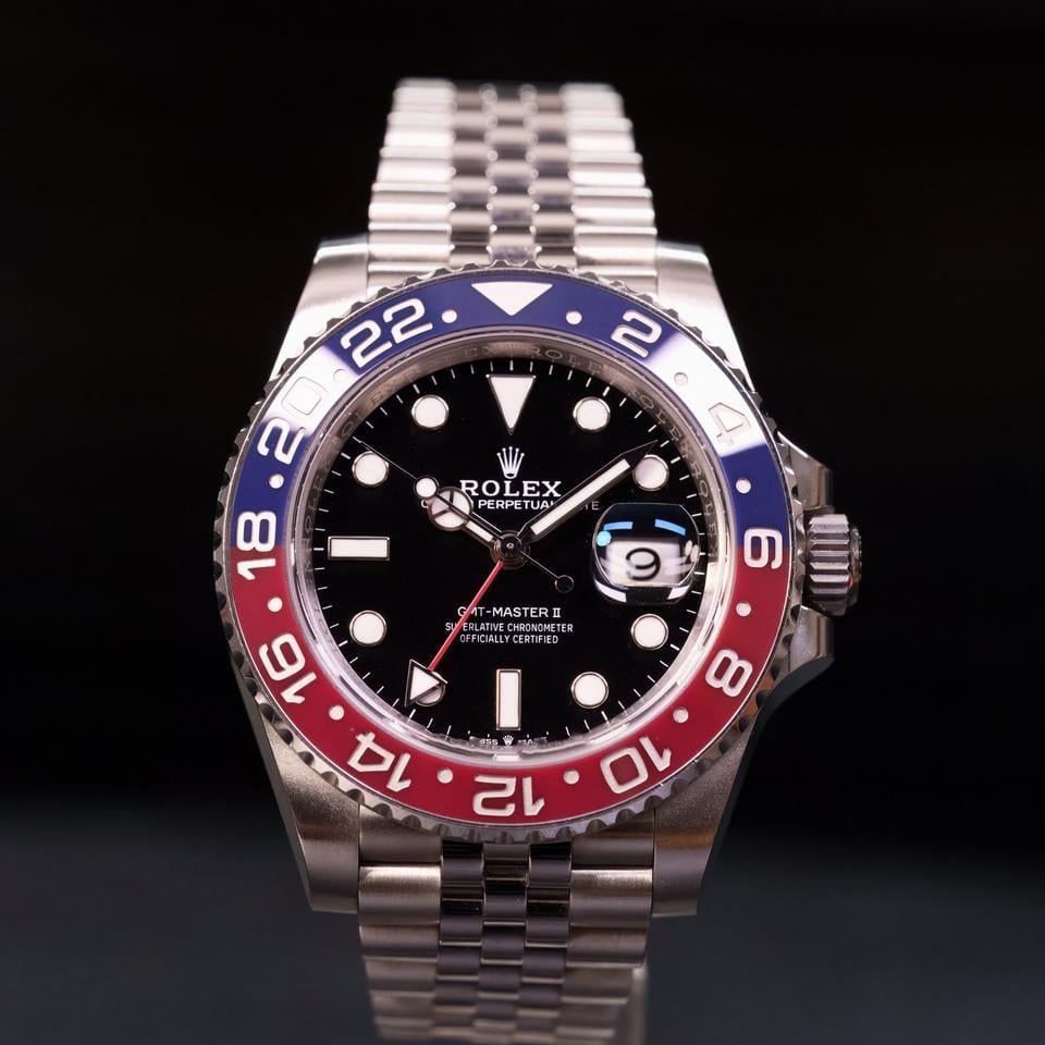 Rolex GMT Master II Pepsi Jubilee Blue Red Full Set USA Ready To Ship, 126710BLRO — 1 of 11