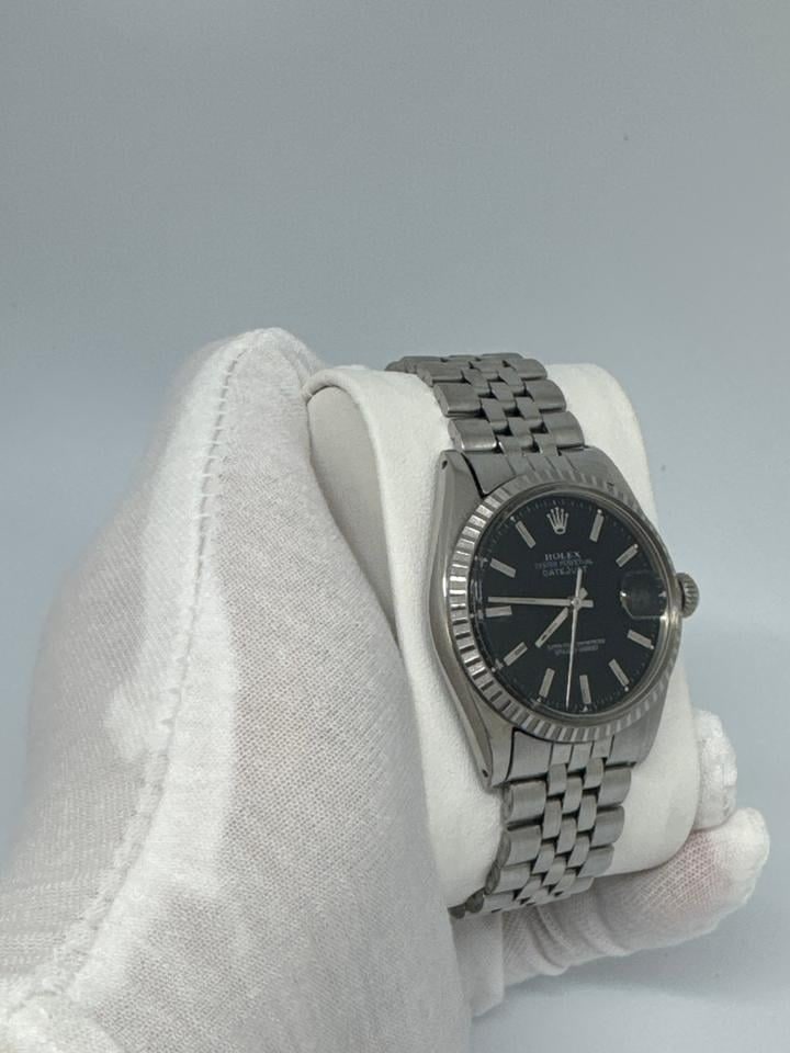 Rolex Datejust 36 Vintage Fully Verified Rare Black Dial Fluted Bezel, 1603 — 1 of 11