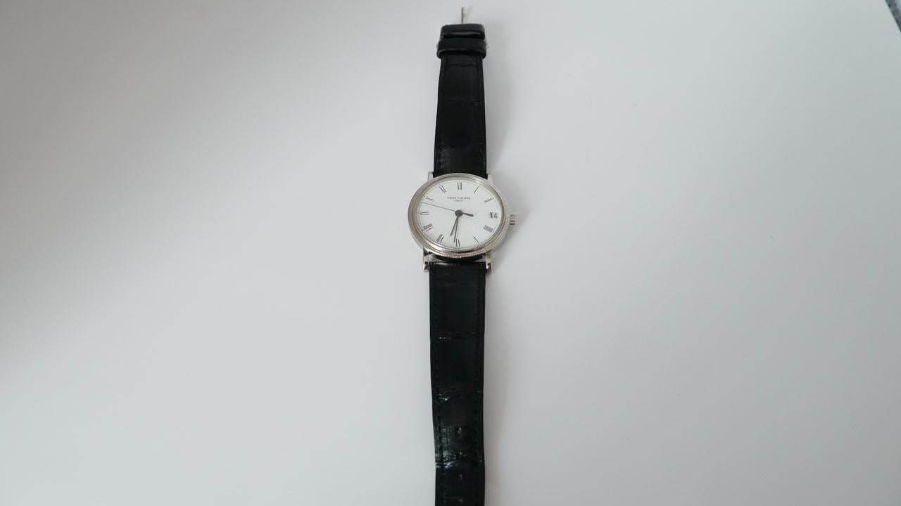 Patek Philippe Calatrava Original Leather Strap No Box, 3802/200G-001 — 1 of 15
