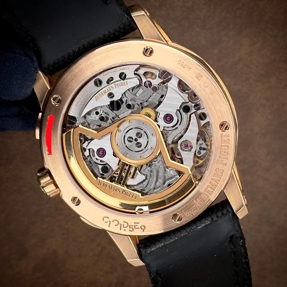 Audemars Piguet Code 11.59 Chronograph Lila Zifferblatt Roségold Komplettset, 26393OR.OO.A002KB.02 — 2 von 12