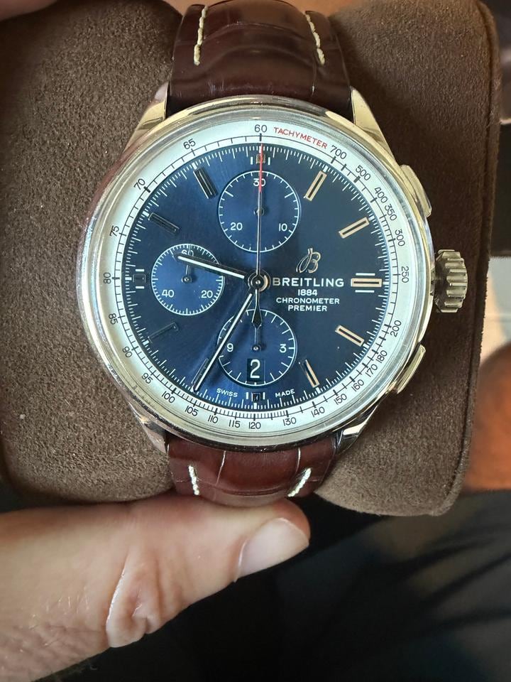 Breitling Premier Chronograph Full Set One Owner Sehr guter Zustand, A13315 — 2 von 7
