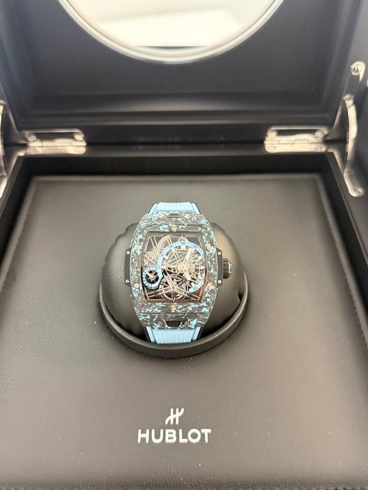 Hublot Spirit of Big Bang Tourbillon Hellblau 42mm, 645.QL.5117.RX — 1 von 9