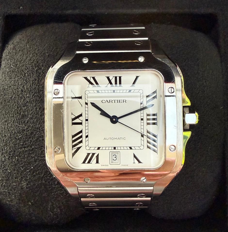 Cartier Santos de Cartier Large Full Set Armband und mehrere Armbänder, WSSA0018 — 1 von 10