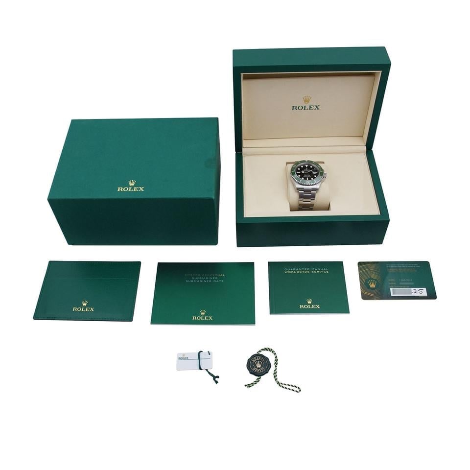 Rolex Submariner Date Starbucks 41mm nerezová ocel černý ciferník Mark II luneta plná sada 2025, 126610LV — 2 z 6