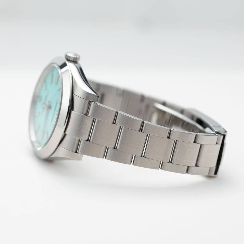 Rolex Oyster Perpetual 39 tyrkysový ciferník originální papíry, 114300 — 2 z 10