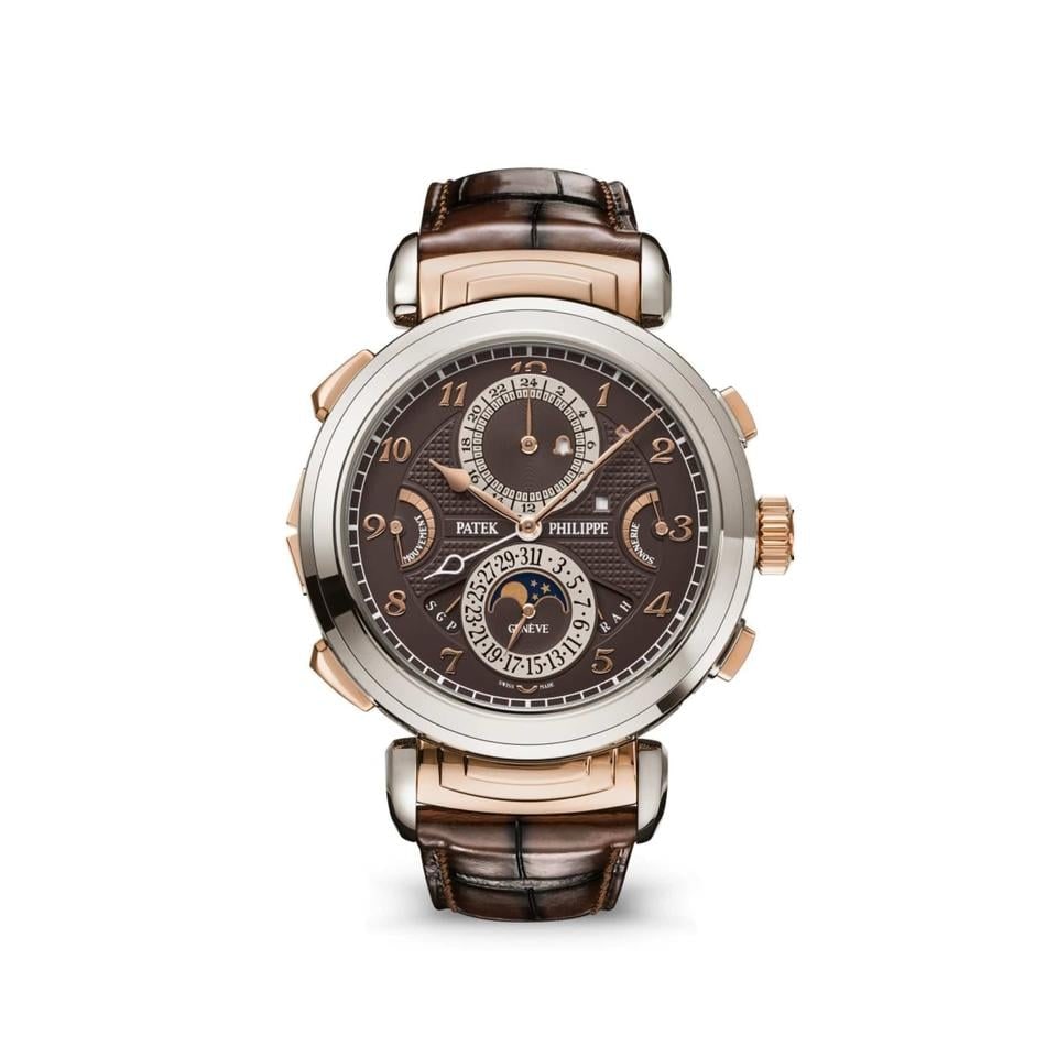 Patek Philippe Grandmaster Chime bílé zlato růžové zlato hnědý ciferník, 6300GR-001 — 1 z 4