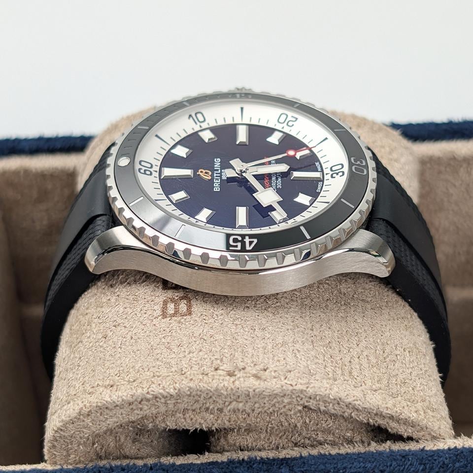 Breitling Superocean Automatic 42 Schwarzes Zifferblatt Edelstahl Uhr, A17375211B1S1 — 2 von 6