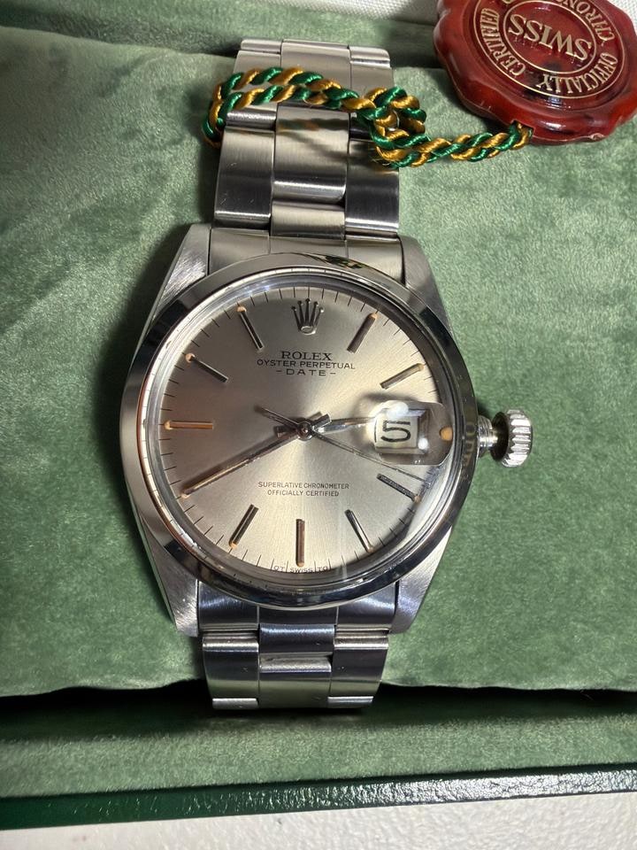 Rolex Oyster Perpetual Date Kompletní sada s krabicí 1979, 1500 — 1 z 20