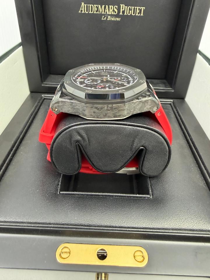 Audemars Piguet Royal Oak Offshore Forged Carbon Black Dial 44mm 2014 Box and Papers, 26400AU.OO.A002CA.01 — 2 of 8