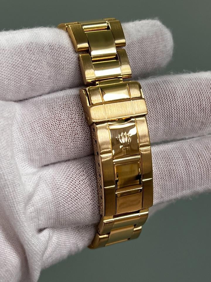 Rolex Submariner Date 18K žluté zlato vzácné černé pozlacené číselník Nipple Rolex box, 16808 — 2 z 9