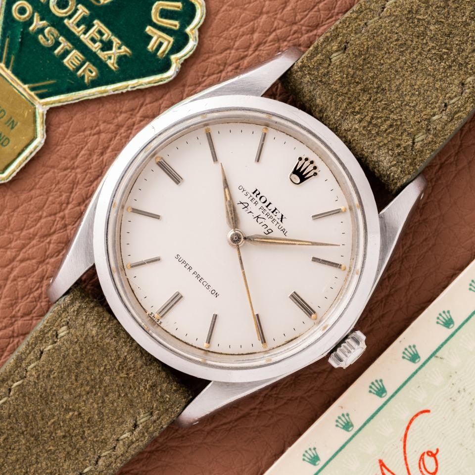 Rolex Air King Militär Marinegeschichte Box Papiere 1963, 5504 — 1 von 7