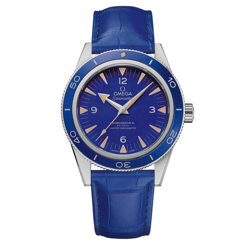 Omega Seamaster 300 Heritage Models 41mm Platinum on Leather Strap, 234.93.41.21.99.002 — 1 of 7