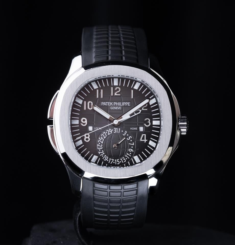Patek Philippe Aquanaut Travel Time nerezová ocel duální čas výborný stav, 5164A-001 — 1 z 8
