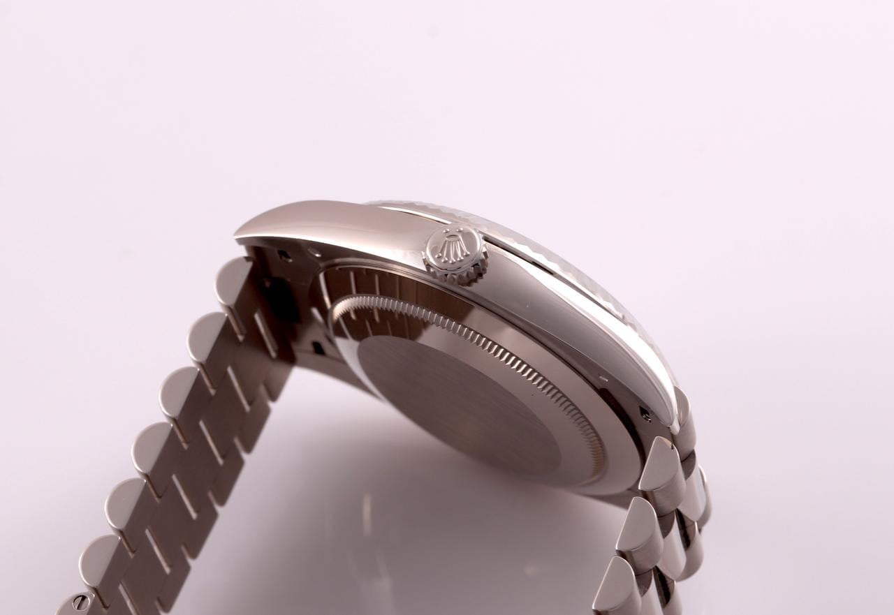 Rolex Day Date 40 Meteorit Baguette Ciferník Bílé Zlato Kompletní Sada, 228239 — 2 z 13