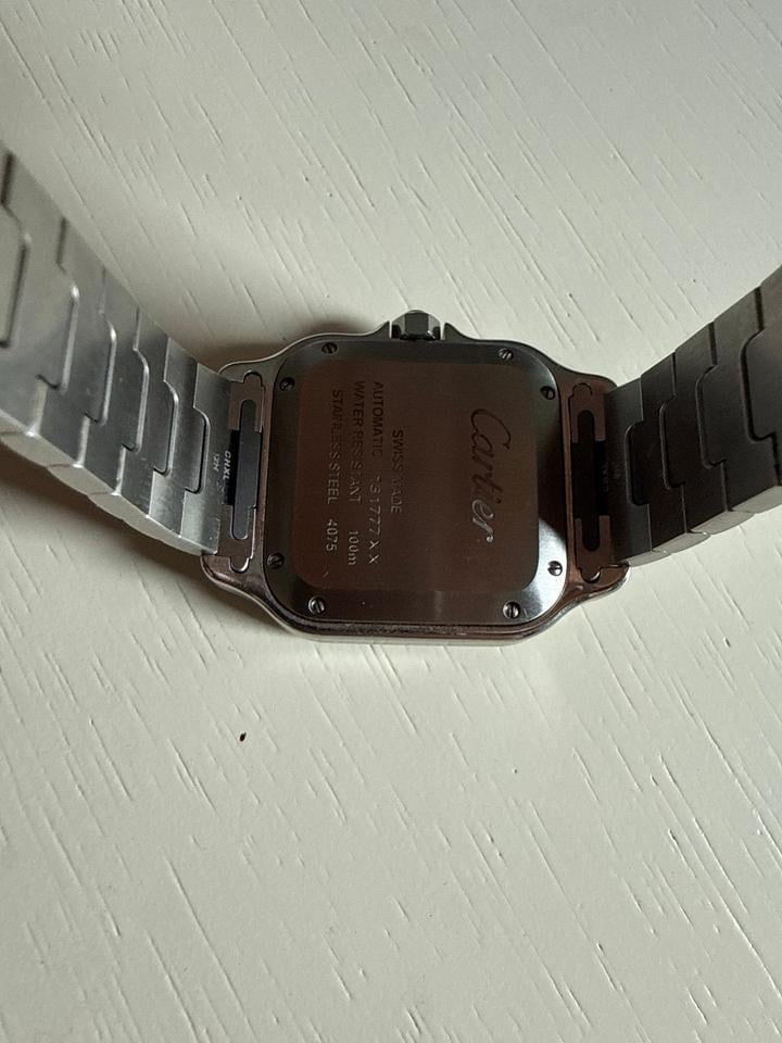 Cartier Santos de Cartier Herren-Automatikuhr mit austauschbarem Armband, WSSA0029 — 2 von 7