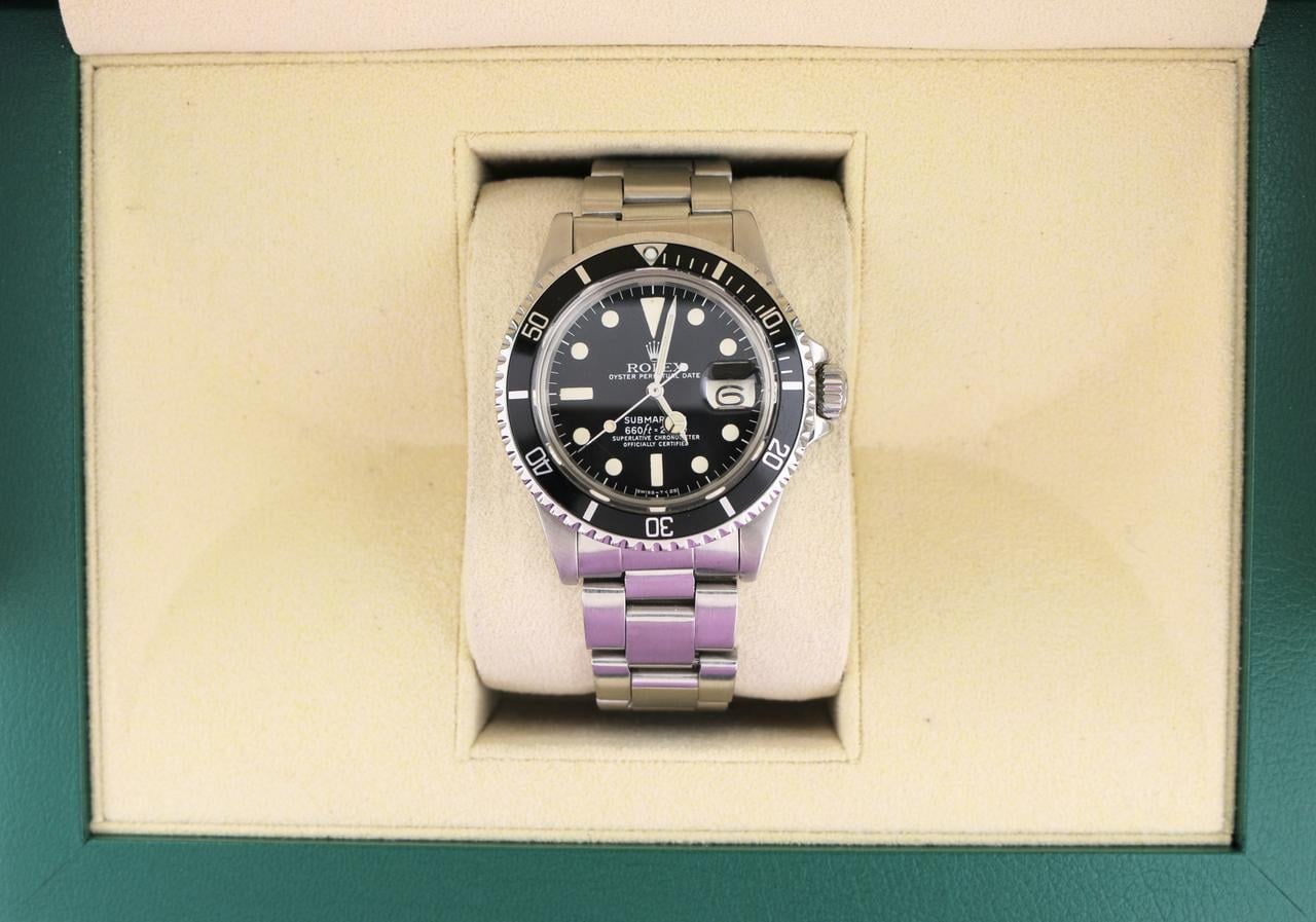 Rolex Submariner Date Vintage Black Matte Dial Stainless Steel Oyster No Papers 40mm 1979, 1680 — 1 of 12