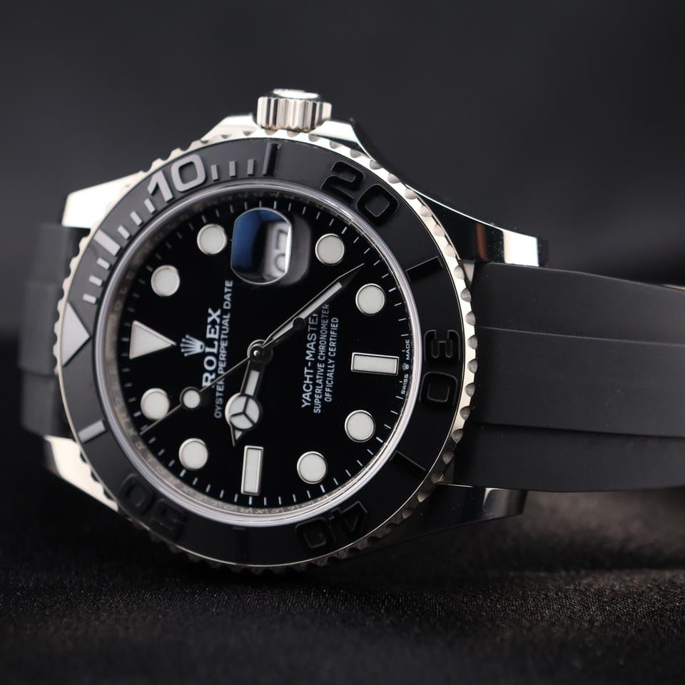 Rolex Yacht-Master 42 White Gold Oysterflex Unworn Full Set, 226659 — 2 of 10