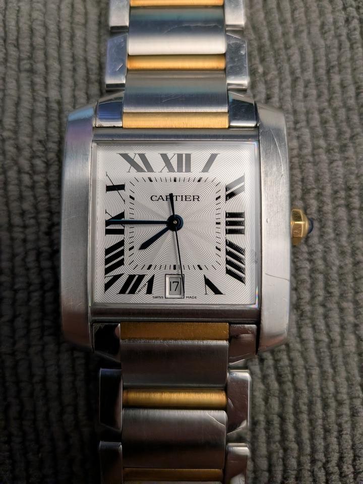 Cartier Tank Française dvoubarevné 18K zlato a ocel, 2302 — 1 z 8