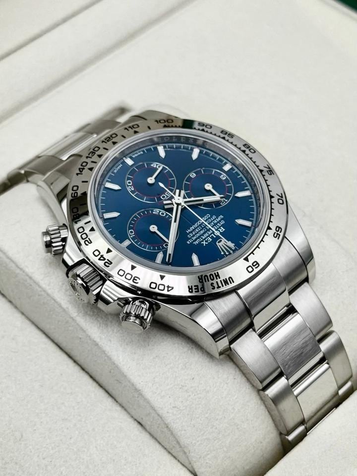 Rolex Daytona 40mm bílé zlato modrý ciferník zcela nové 2026, 126509 — 2 z 10