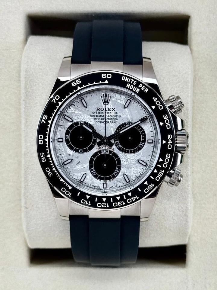 Rolex Daytona 40mm bílé zlato Oysterflex meteoritový ciferník zcela nové 2026, 126519LN-0006 — 1 z 10
