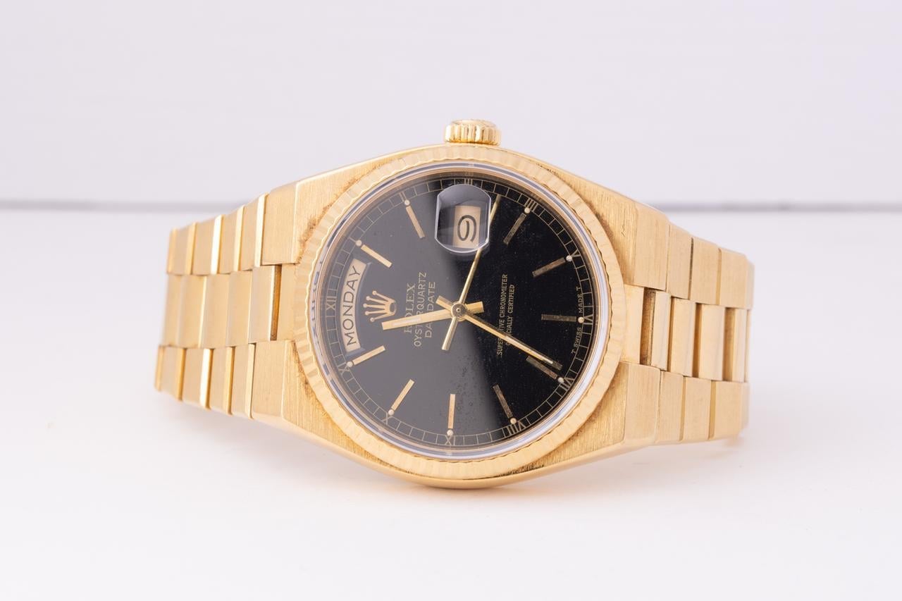Rolex Day Date Oysterquartz černý ciferník, 19018 — 2 z 11