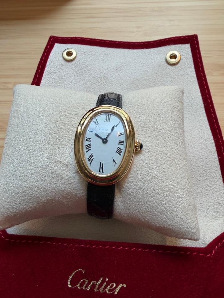 Cartier Baignoire 18K Pařížský ciferník, 78094 — 1 z 9