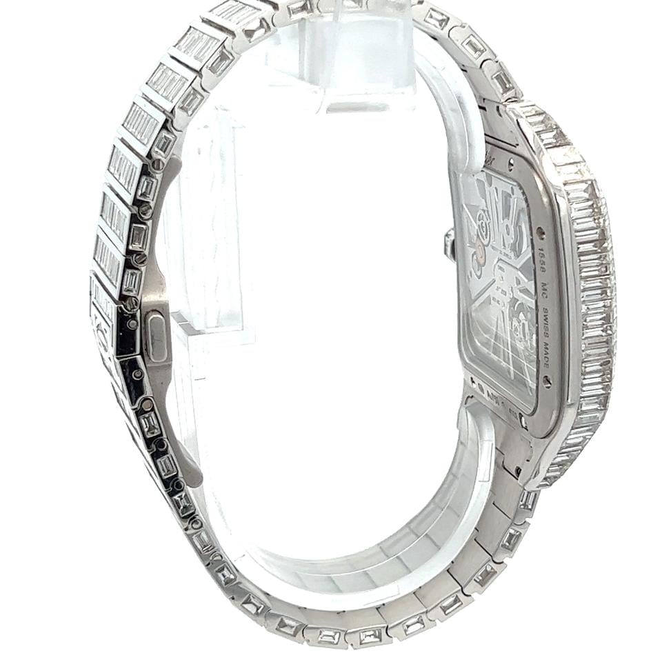 Cartier Santos de Cartier Skeleton 18K Gold Kronleuchter Diamanten, BHB5K2 — 2 von 9