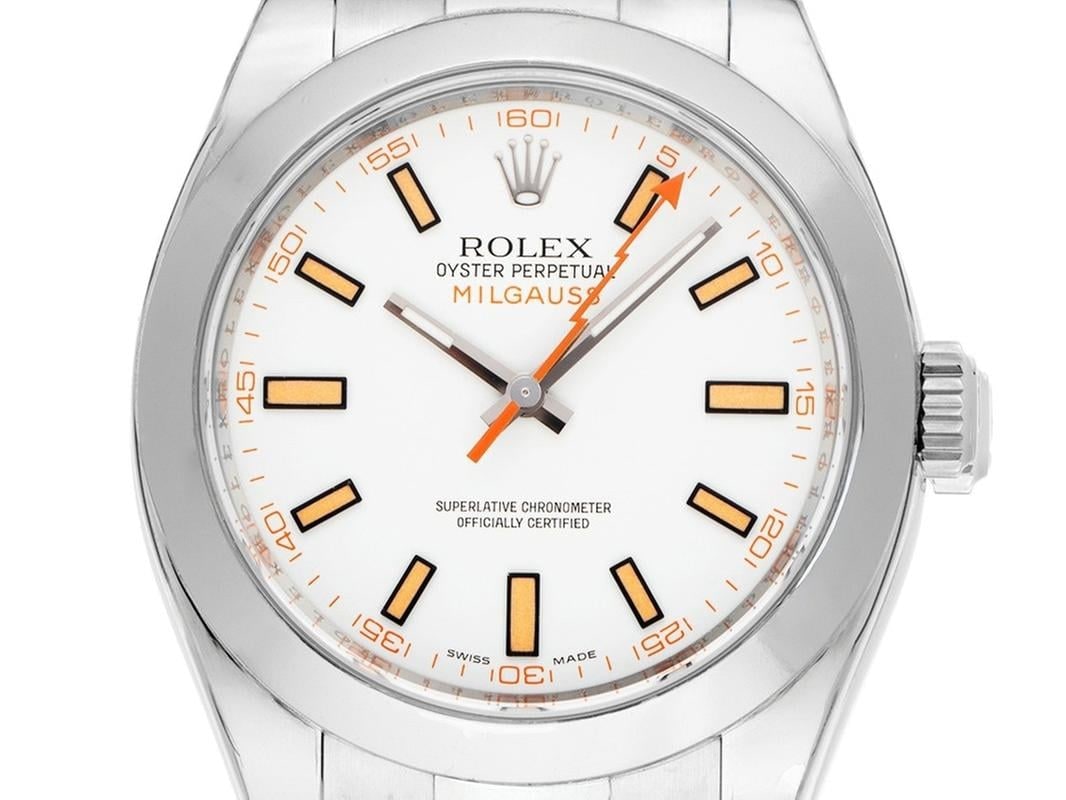 Rolex Oyster Perpetual Milgauss Vintage Full Set Sehr guter Zustand 2007, 116400 — 1 von 7
