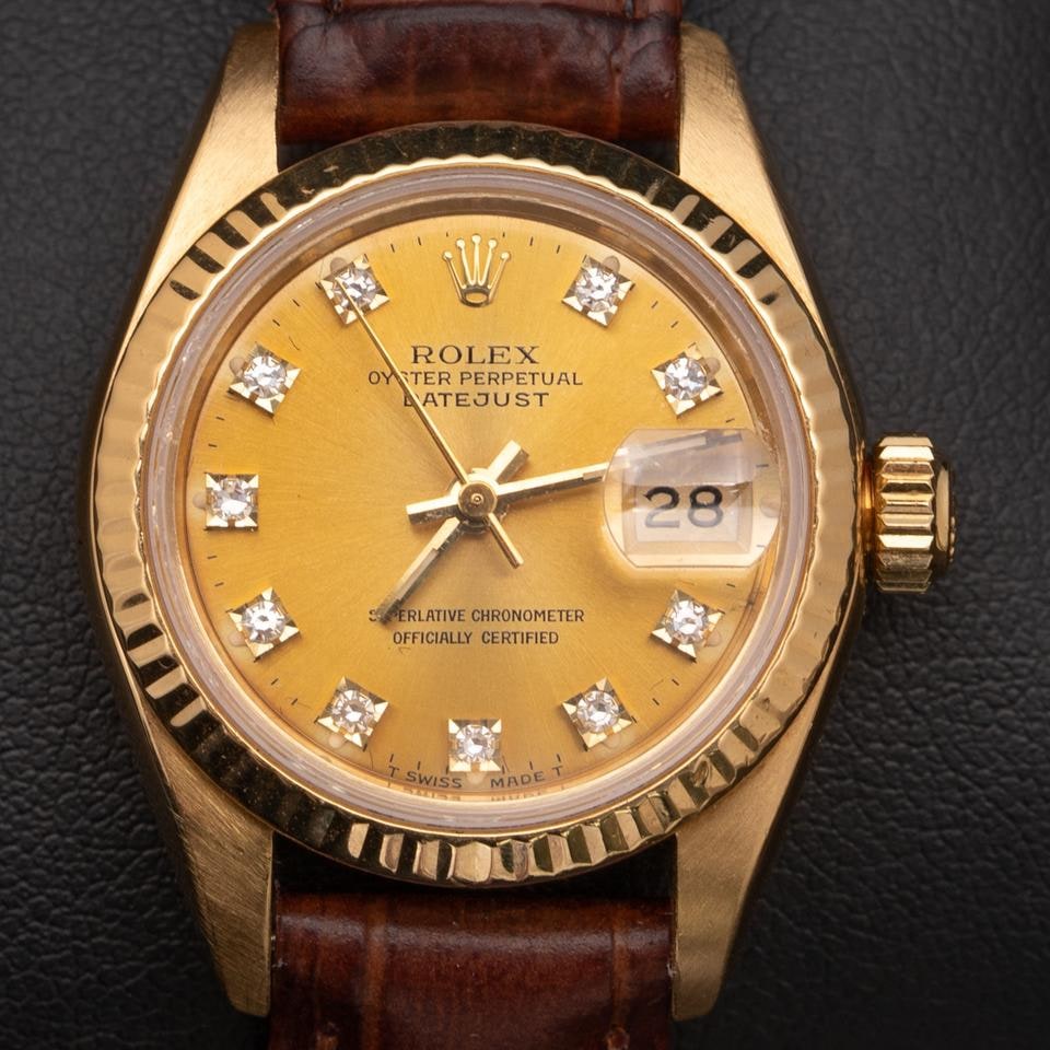 Rolex Lady Datejust kožený náramek Osvědčení o ocenění, 69178 — 1 z 9