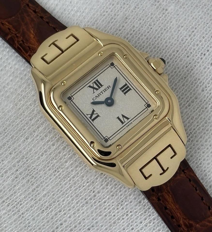 Cartier Panthère masivní 18karátové žluté zlato dámské hodinky Art Deco 22mm 2026 servis, 1070 2 — 1 z 16