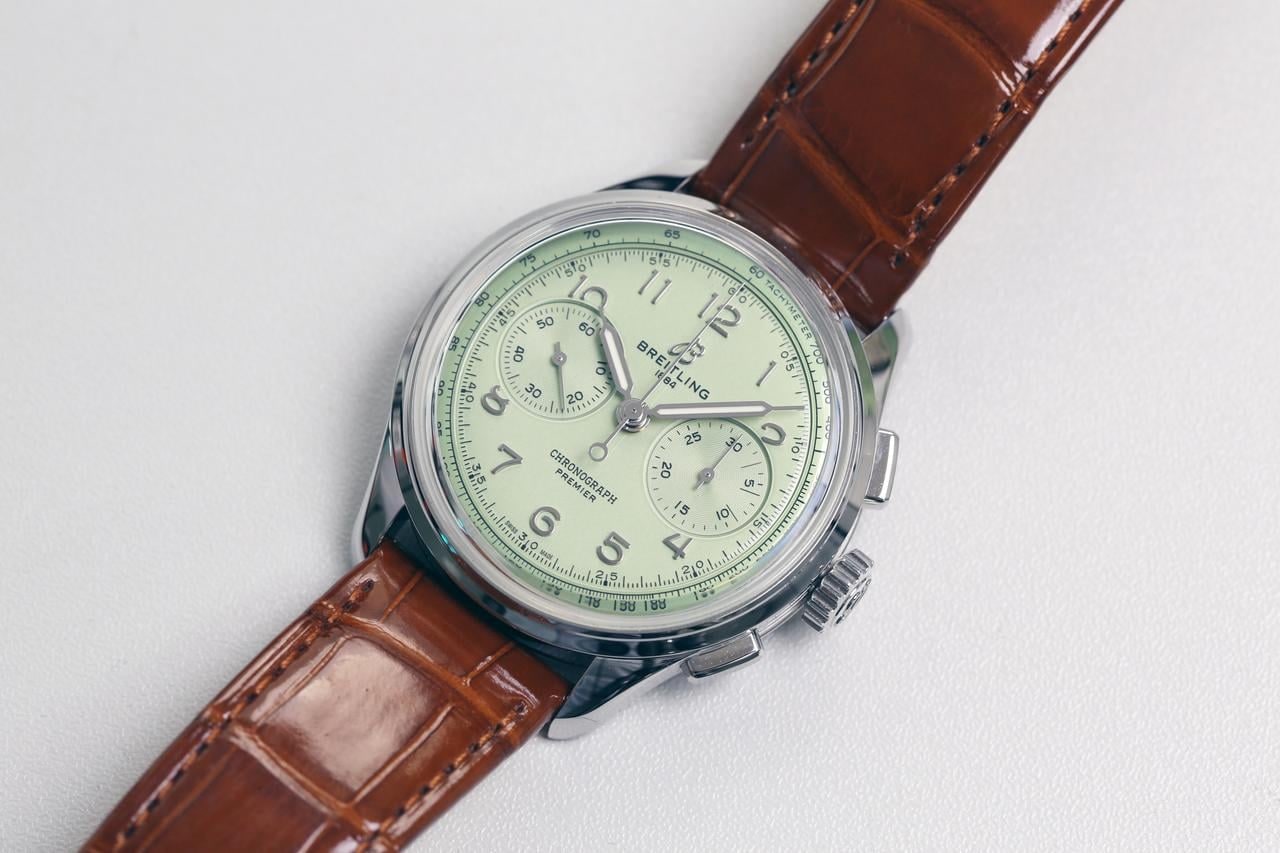 Breitling Top Time Premier B09 Chronograph Neuzustand Uhr und Armband nur, AB0930D31L1P1 — 1 von 10