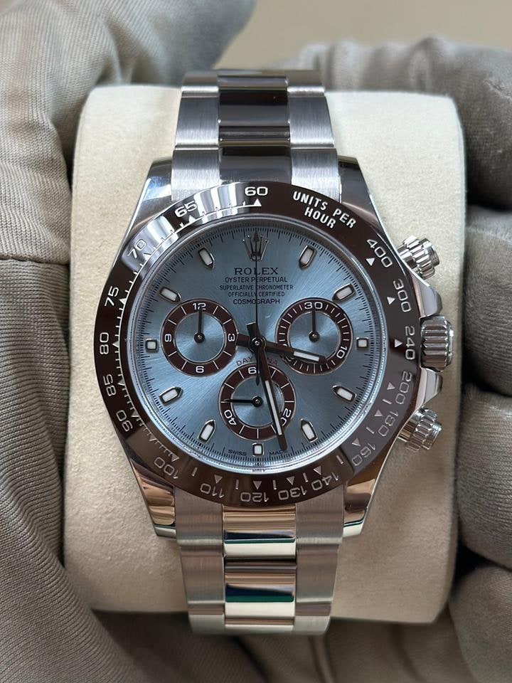 Rolex Daytona Ice Blue indexový ciferník platina, 116506 — 1 z 10