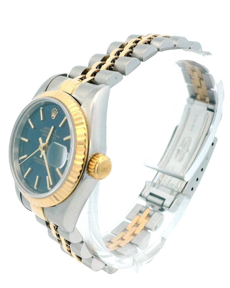 Rolex Lady Datejust Blue Dial Jubilee Bracelet Watch, 79173 — 2 of 5