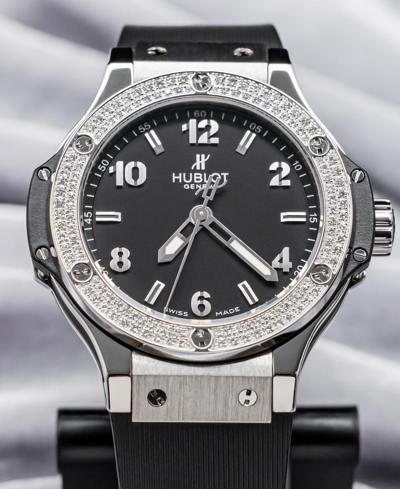 Hublot Big Bang Original Steel Diamonds 38mm Black Dial Factory Diamonds, 361.SX.1270.RX.1104 — 1 of 16