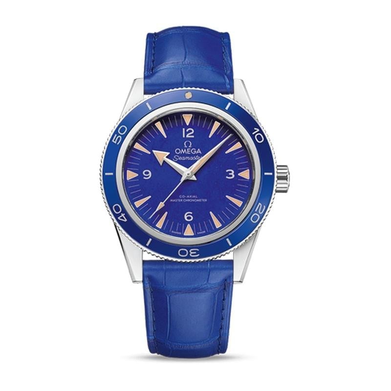 Omega Seamaster 300 Heritage Models 41mm Platinum on Leather Strap, 234.93.41.21.99.002 — 2 of 7