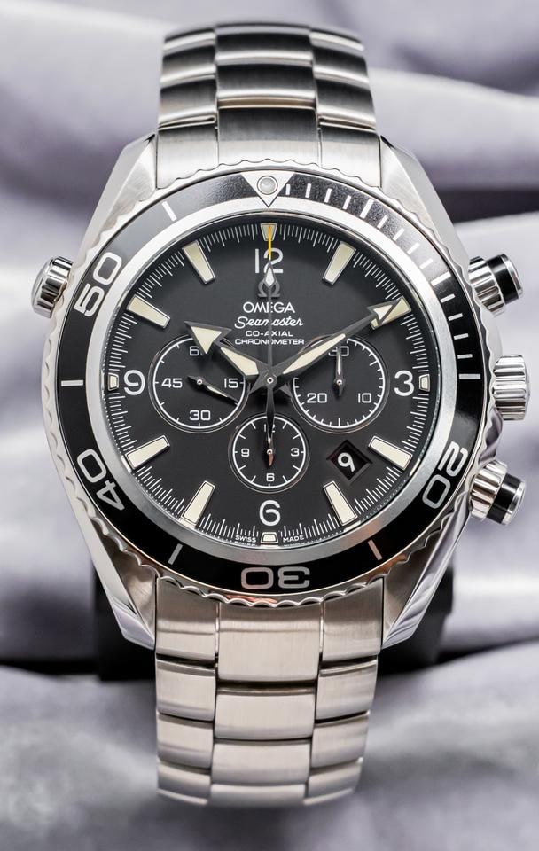 Omega Seamaster Planet Ocean Chronograph 45,5 mm černý ciferník 600M náramek automat, 2210.50 — 1 z 16