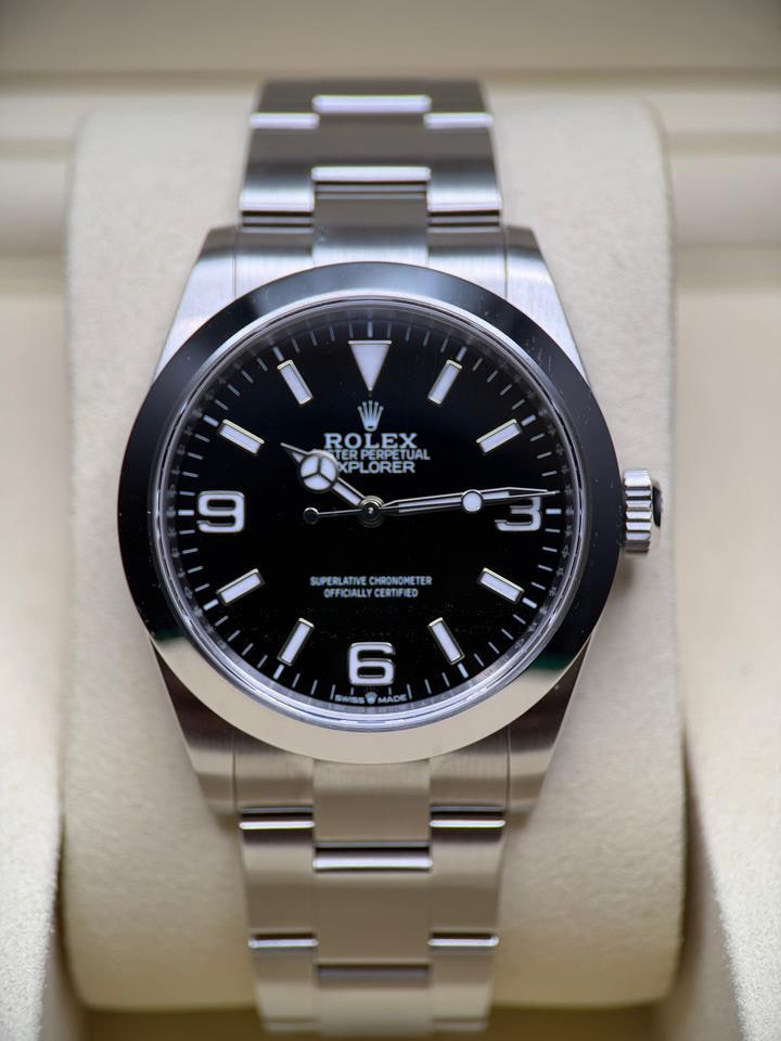 Rolex Explorer I Brand New Unworn Full Set, 224270 — 1 of 9