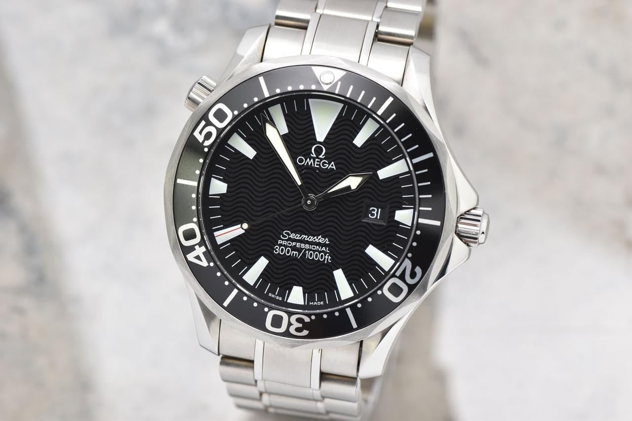 Omega Seamaster Diver 300M Quartz černý ciferník 41mm ocelové hodinky zcela nové tovární luneta, 2264.50.00 — 1 z 14