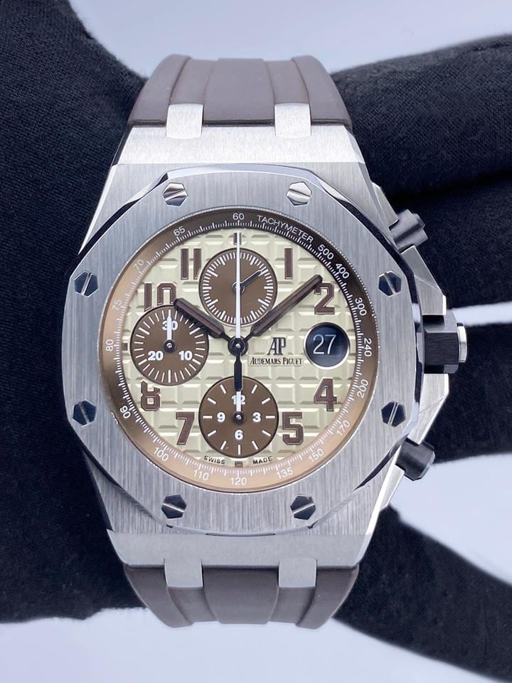 Audemars Piguet Royal Oak Offshore Safari pánské hodinky s krabičkou a doklady, 26470ST.OO.A801CR.01 — 2 z 7